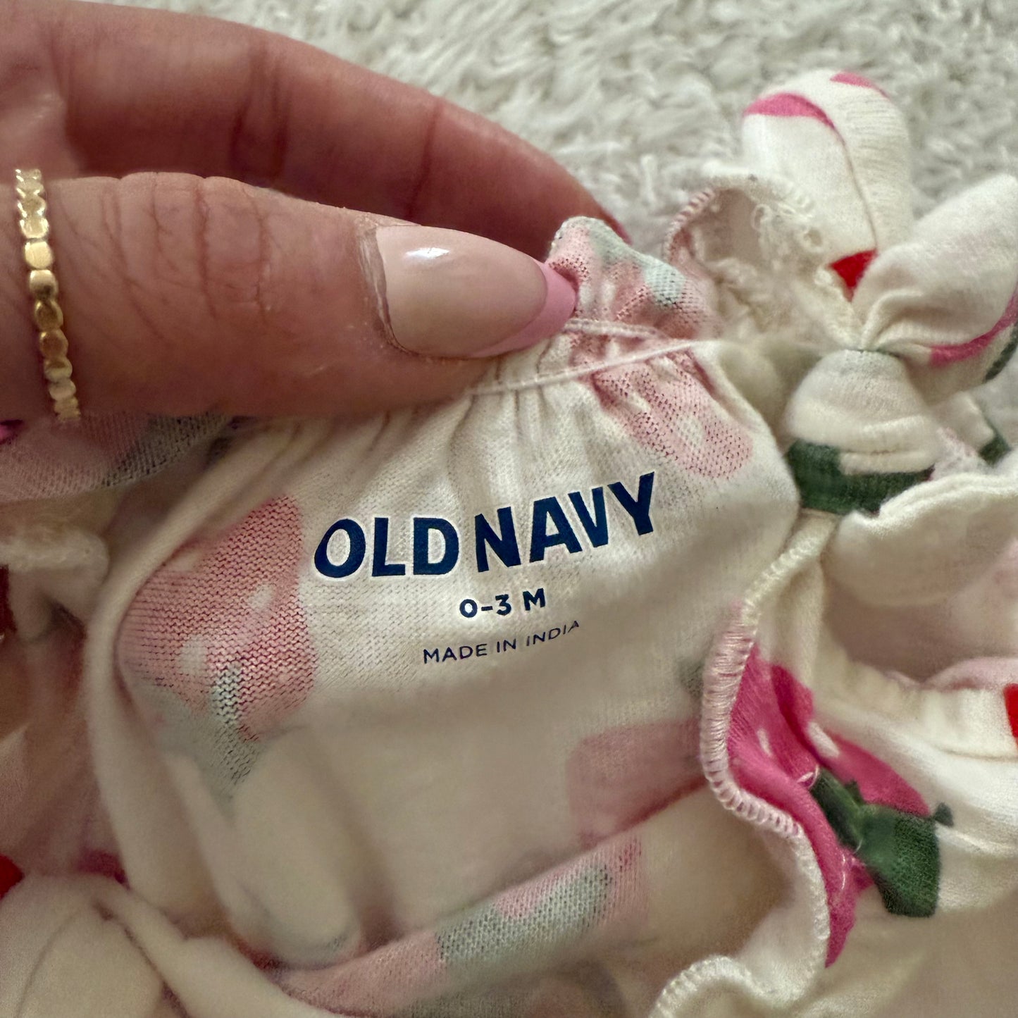 0-3m Preloved Strawberry Romper