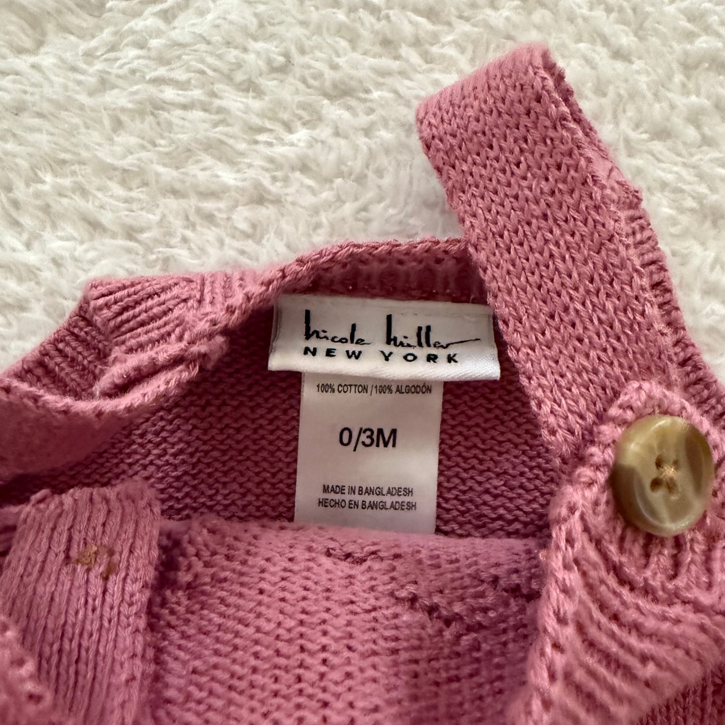0-3m Preloved Knit Romper