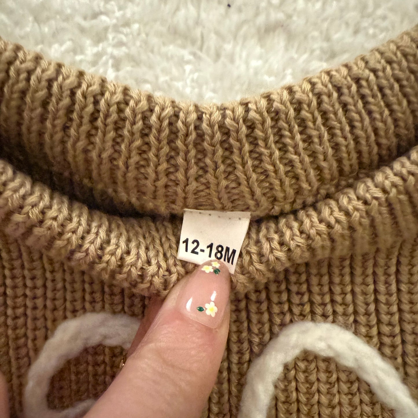 12-18m Preloved Bunny Sweater