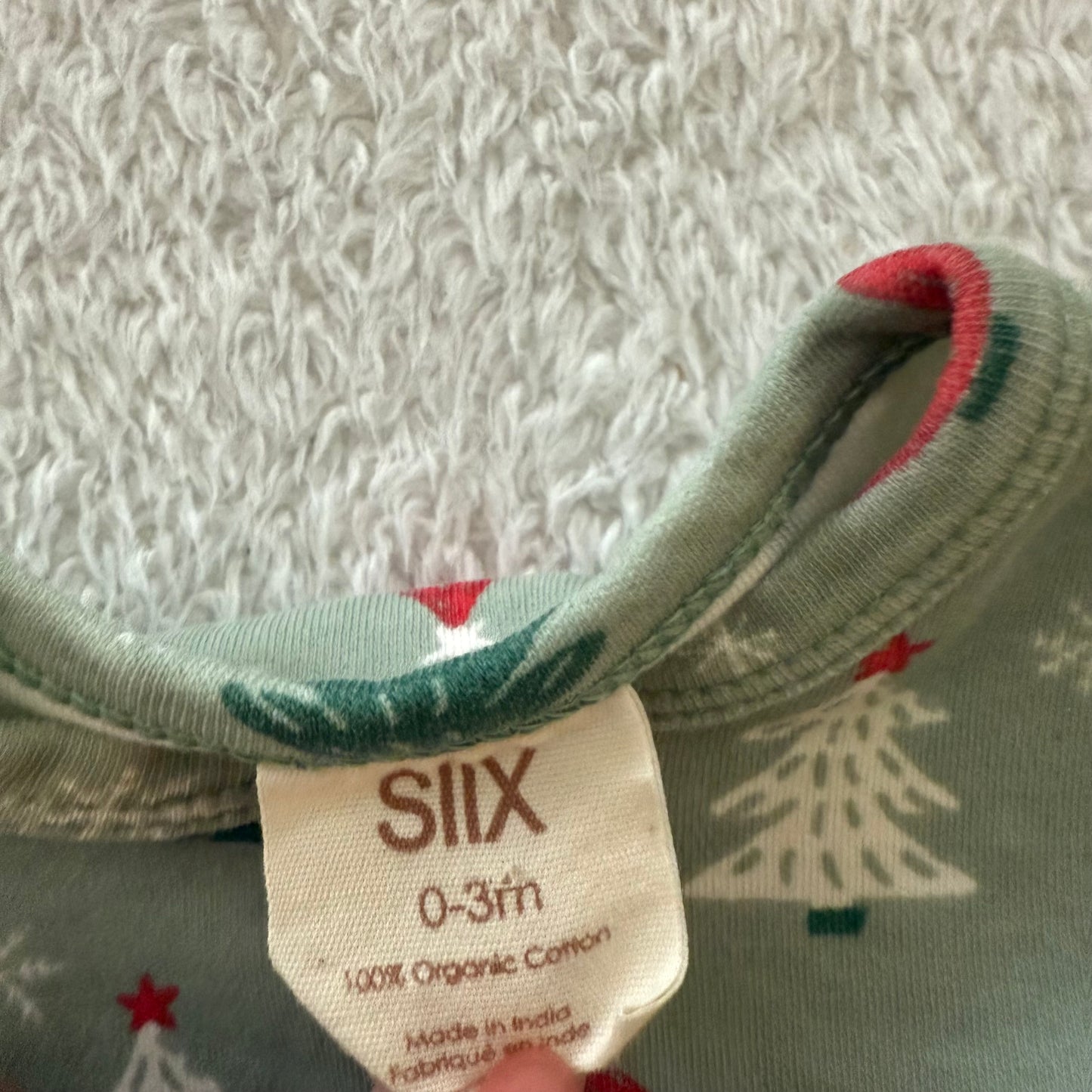 0-3m Preloved Organic Footie