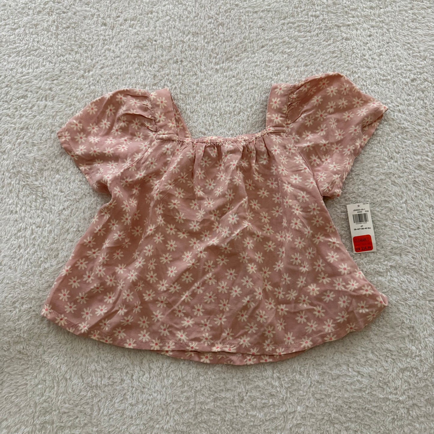 4t Floral Top NWT