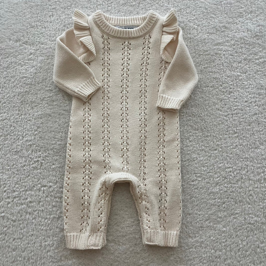 0-3m Knit Romper