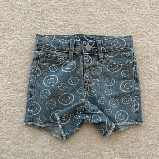 4t Smiley Denim Shorts