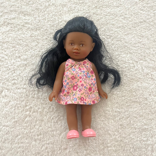 Mini Doll in Floral Dress