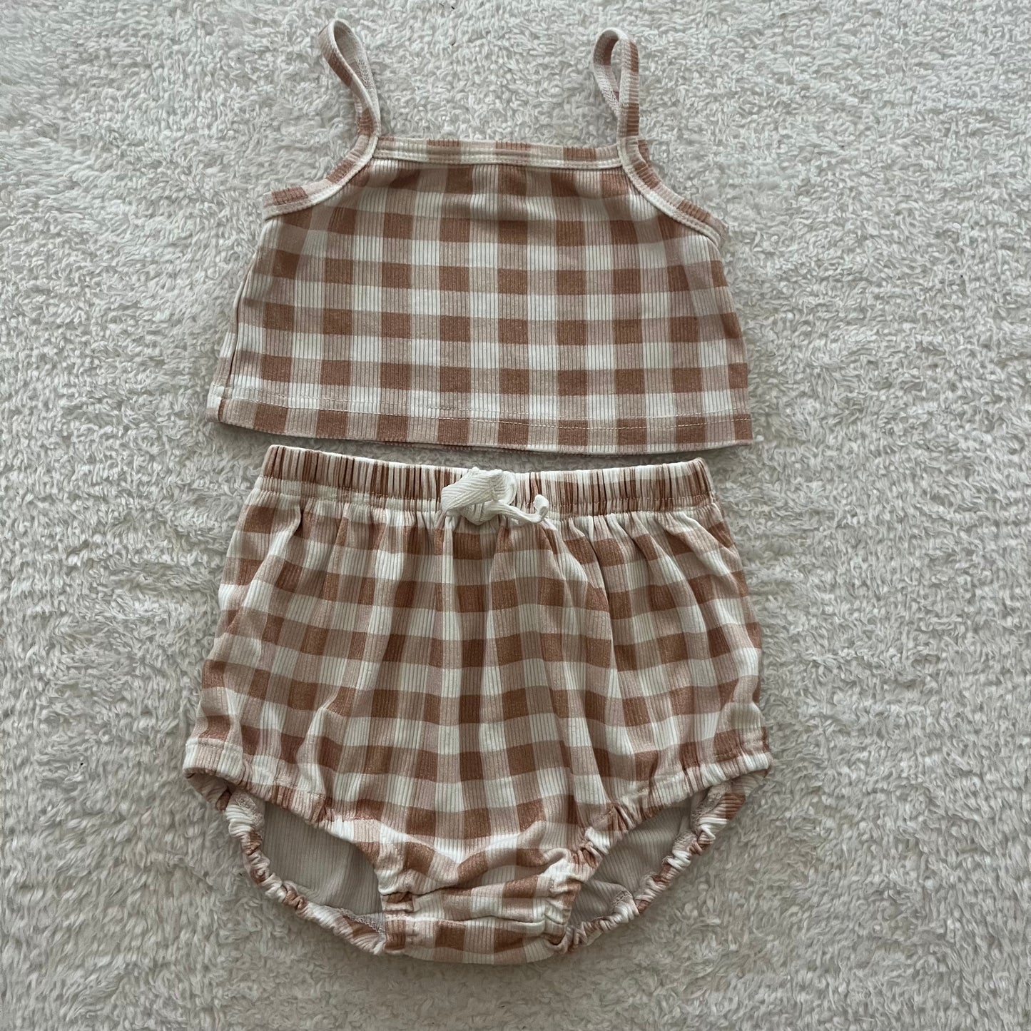 3-6m Gingham Set