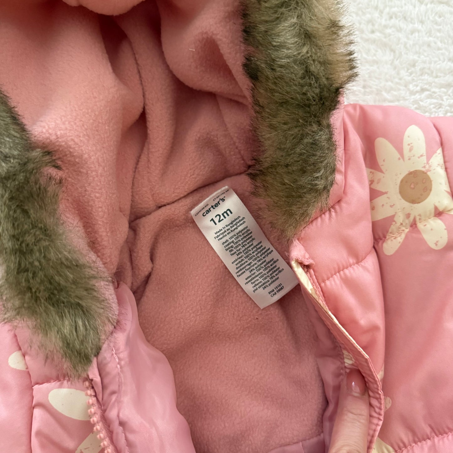 12m Daisy Snowsuit NWT