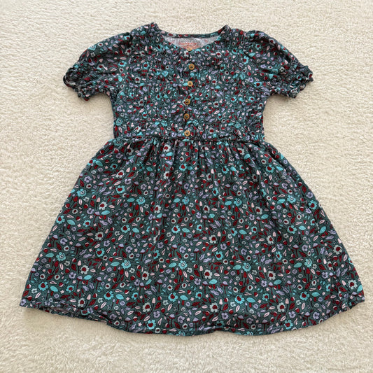 6/7 Preloved Woodland Floral Dress