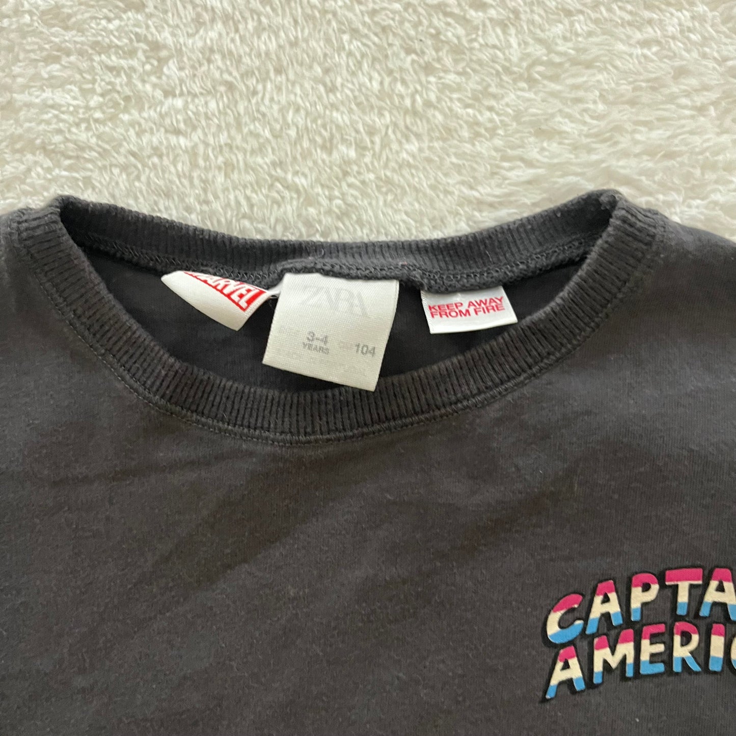 3/4 Zara Marvel Tee