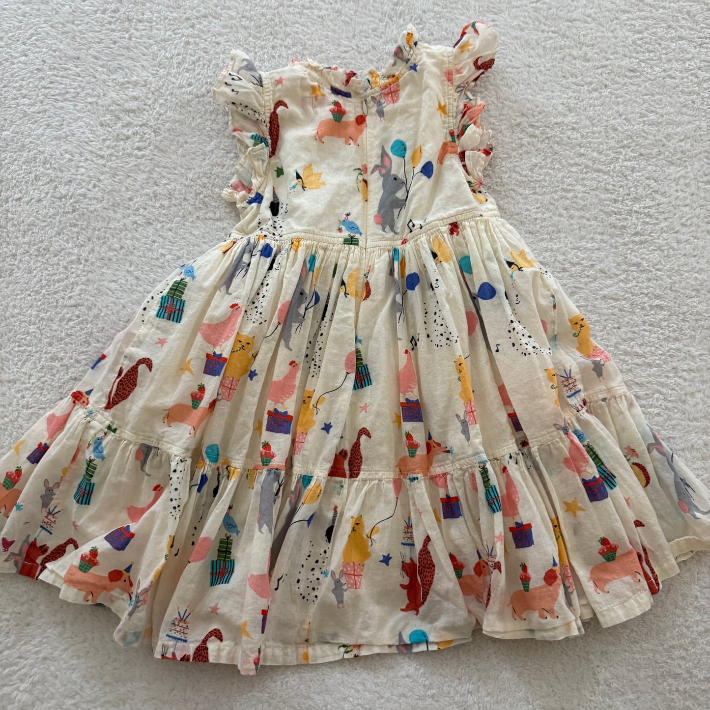 5t Preloved Pink Chicken Party Dress As Is