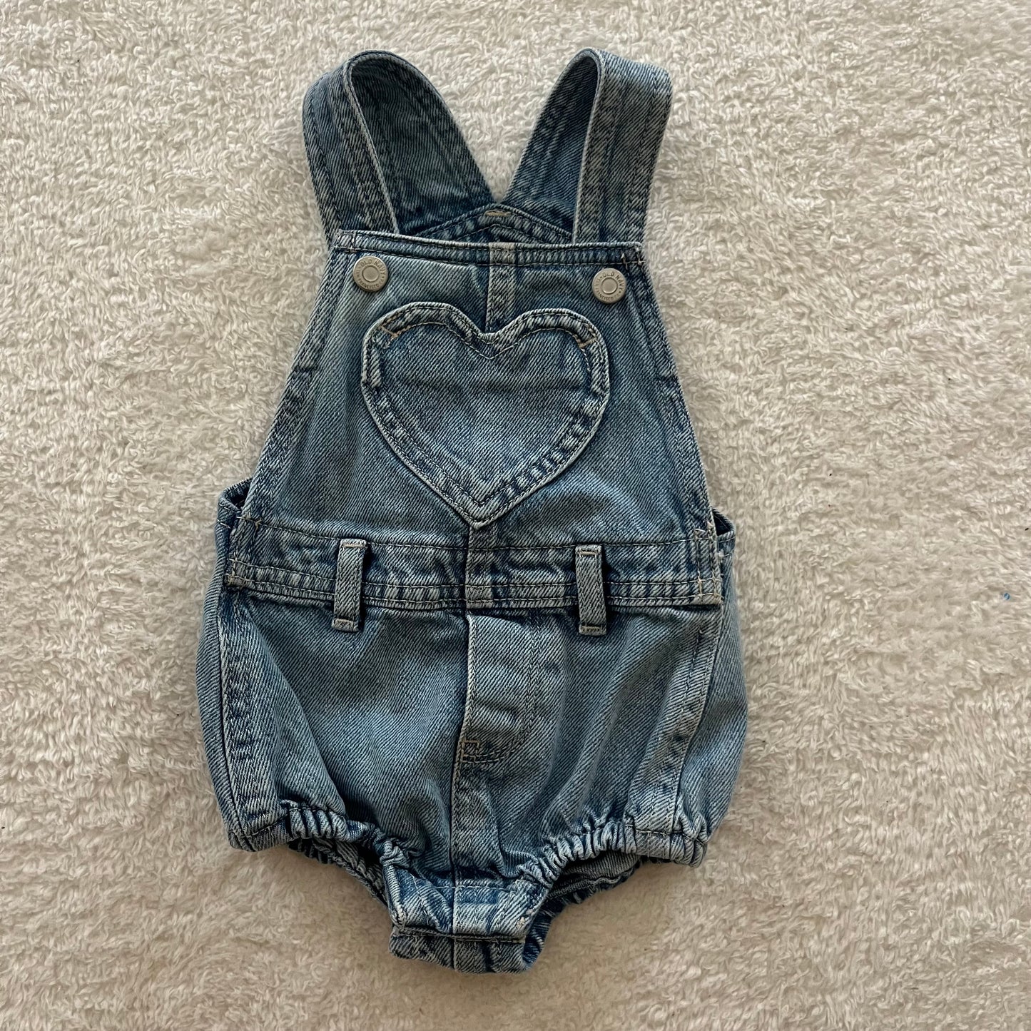 12–18m Denim Heart Romper