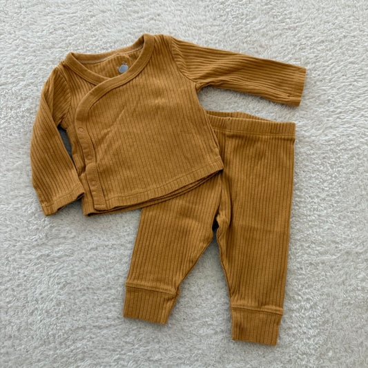 0-3m Preloved Ribbed Set