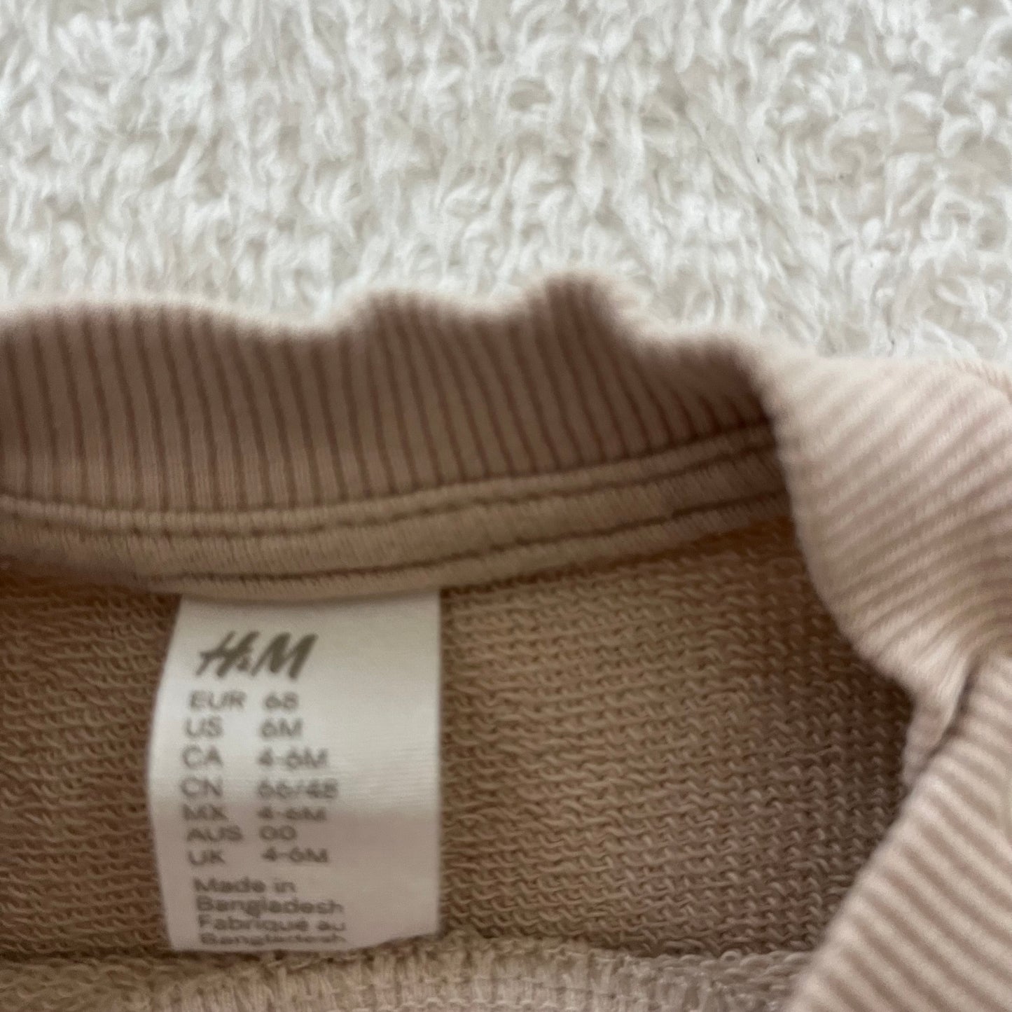 6m H&M Neutral Sweatshirt