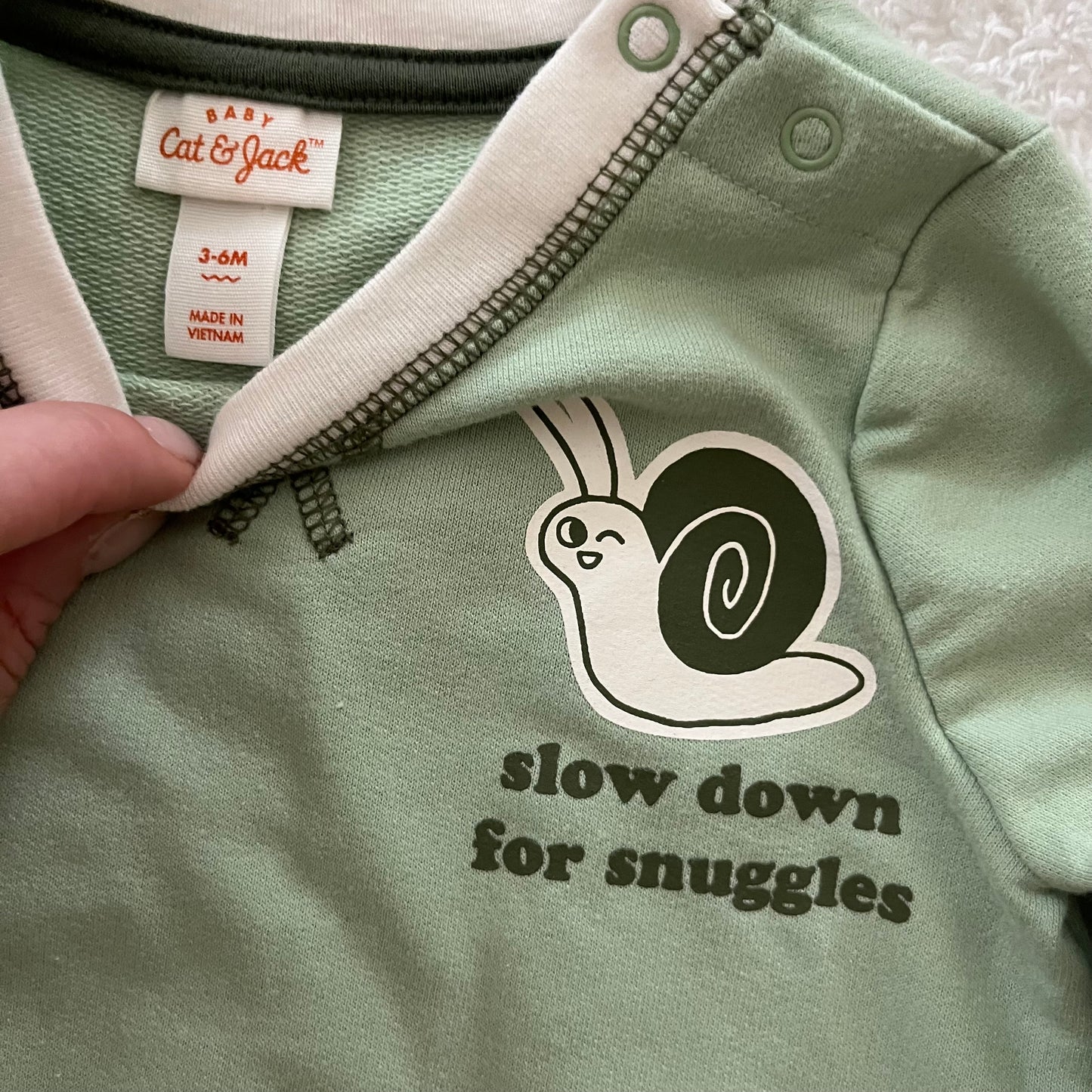 3-6m Snuggles Sweatshirt