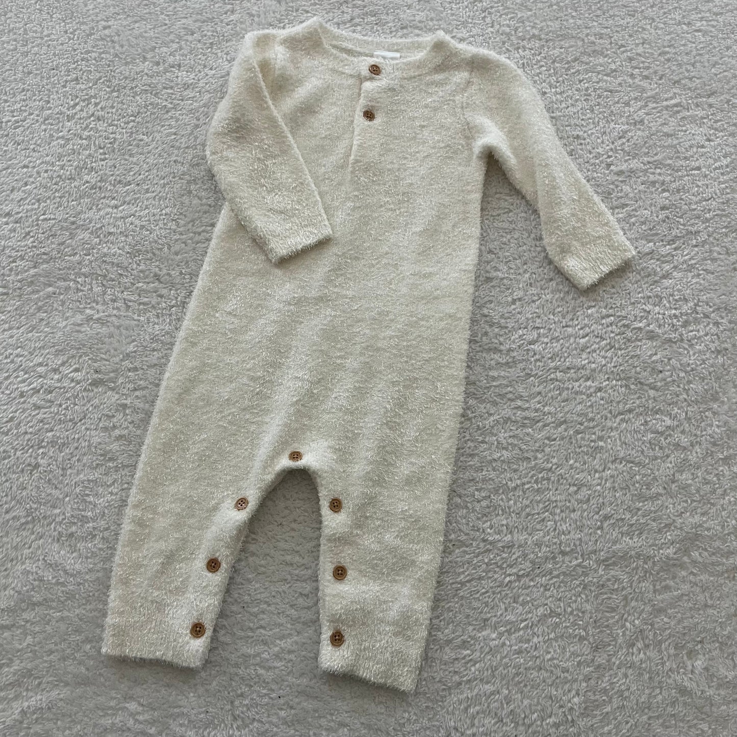 6-9m Cozy Sweater Romper