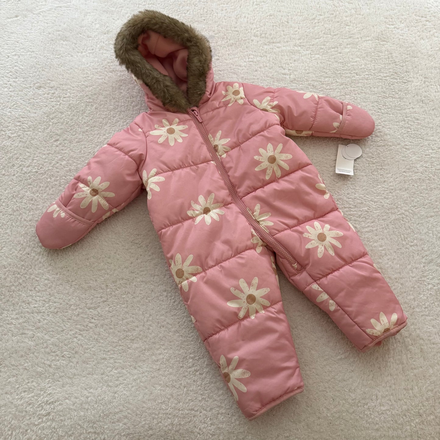 12m Daisy Snowsuit NWT