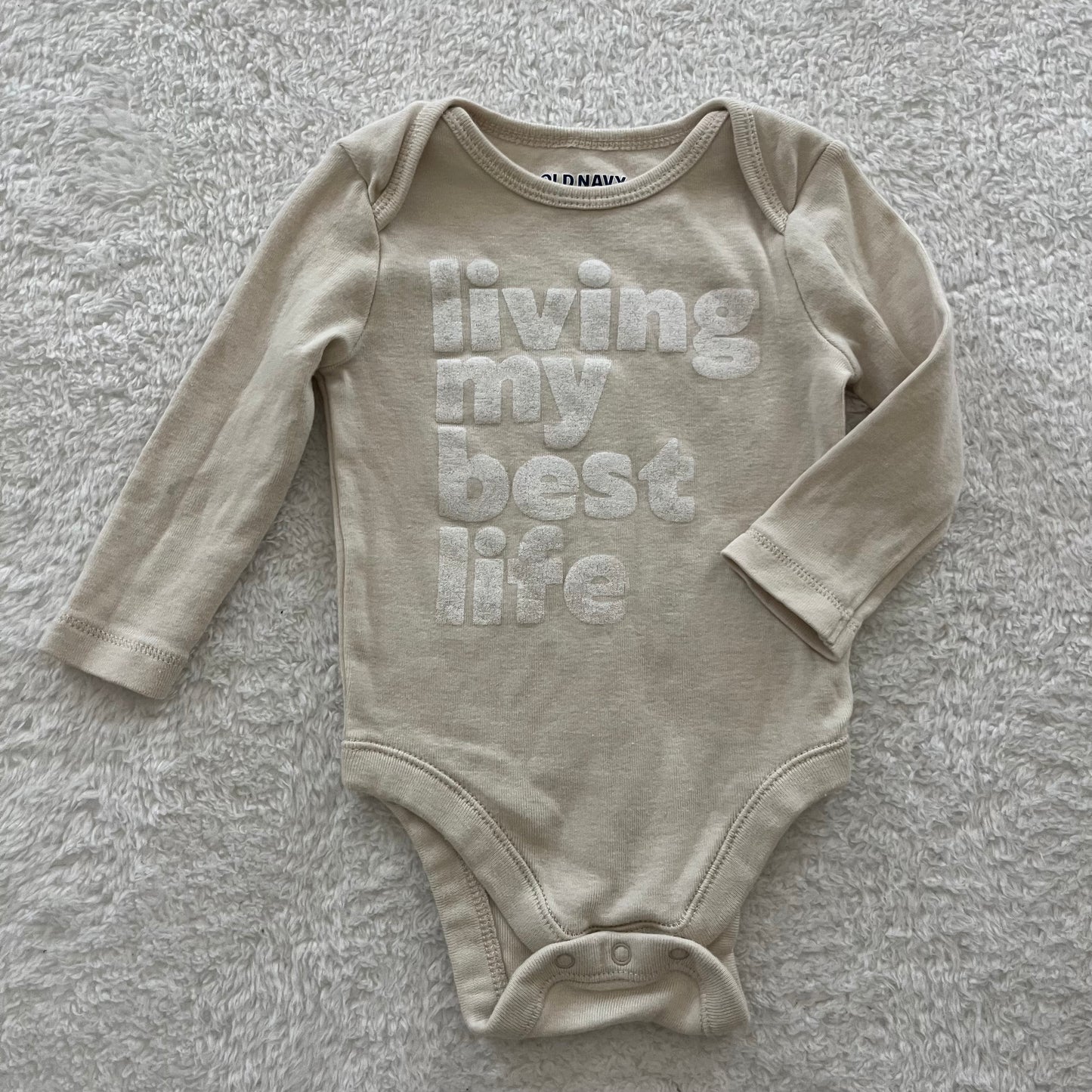 3-6m Living My Best Life Onesie