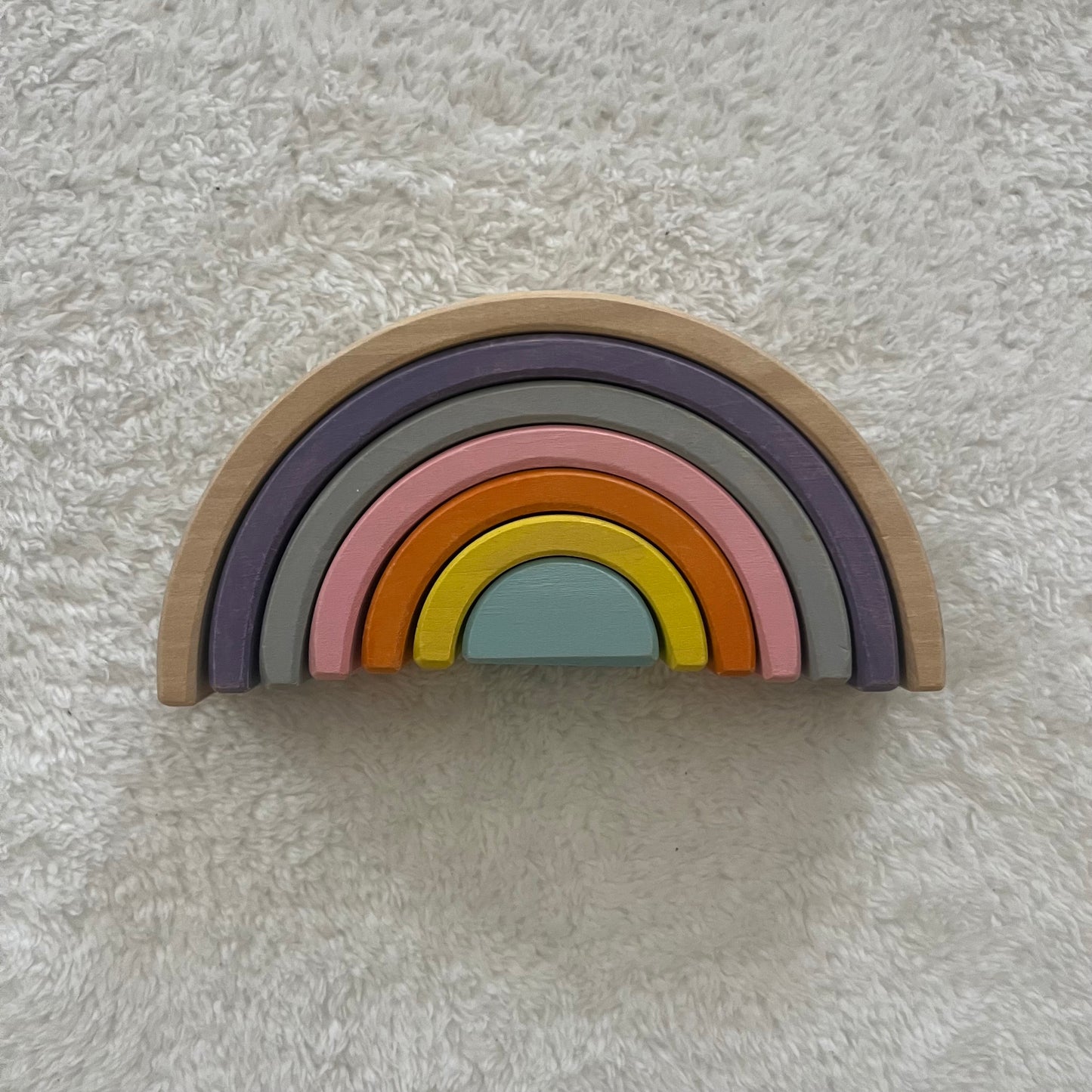 Mini Wooden Stacker Rainbow