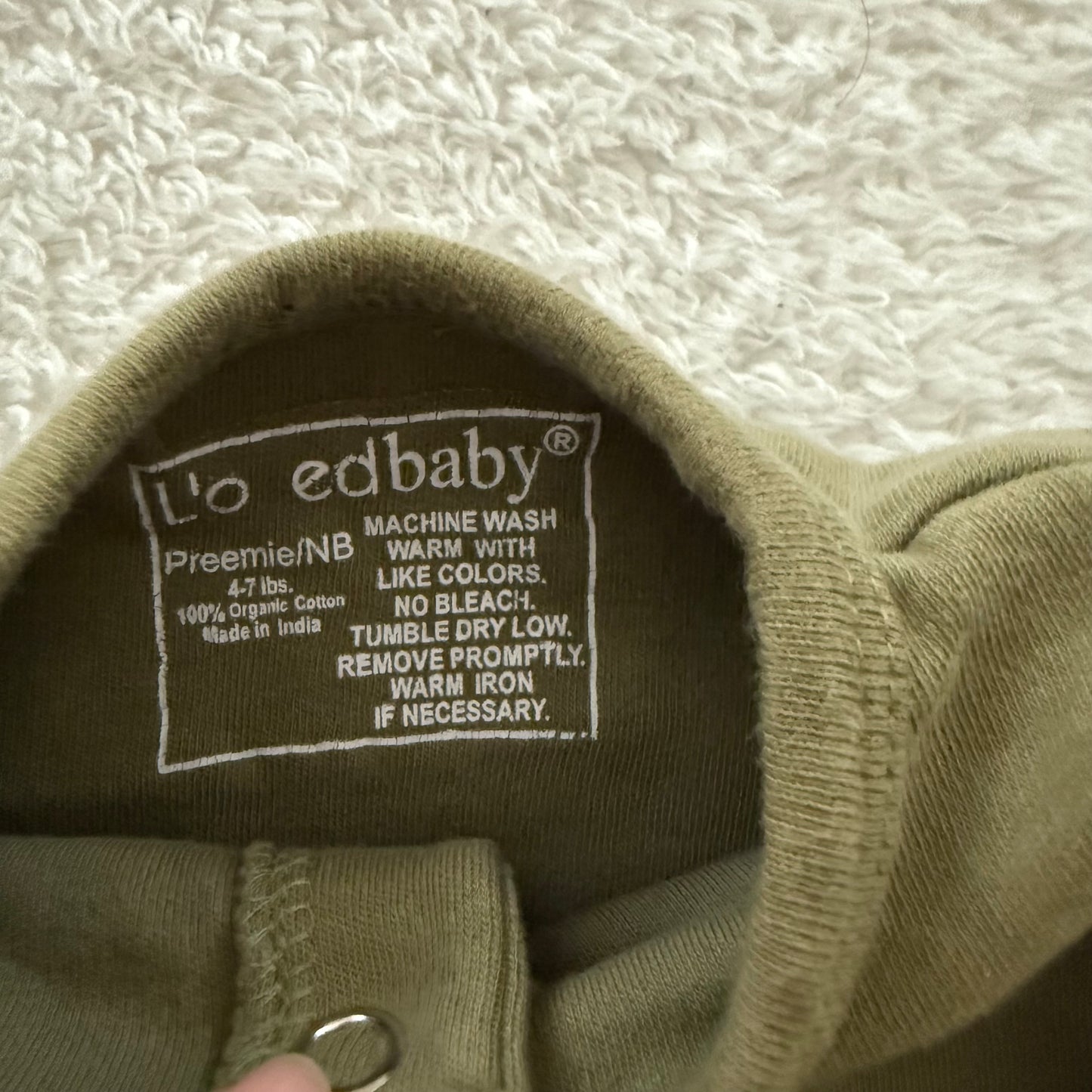 Preemie Preloved L’oved Baby Footie