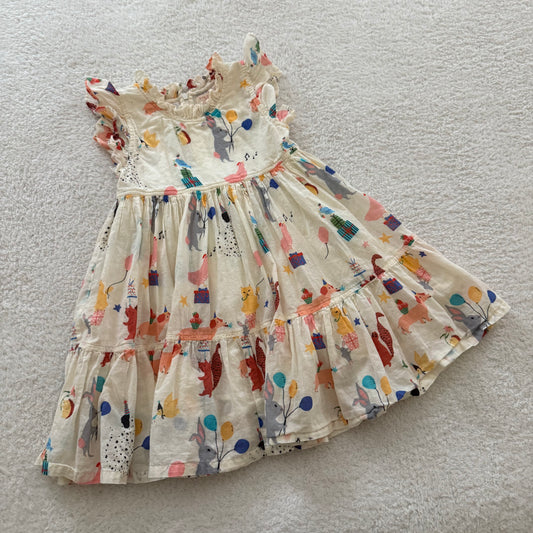 5t Preloved Pink Chicken Party Dress As Is