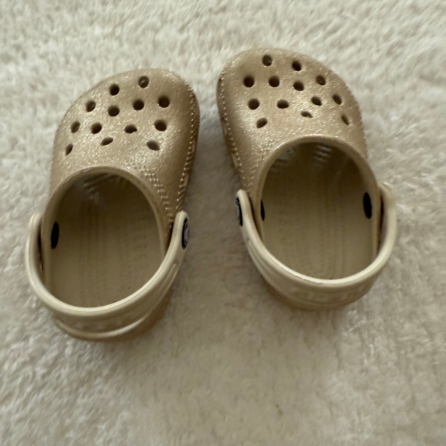 2/3c Preloved Sparkly Crocs As Is