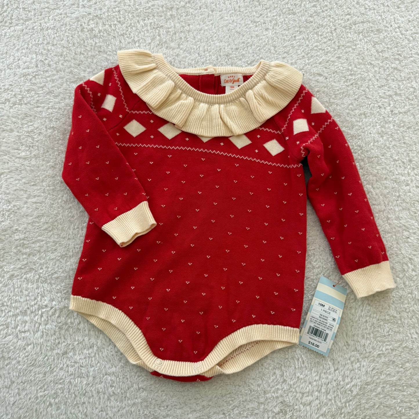 18m Knit Romper NWT