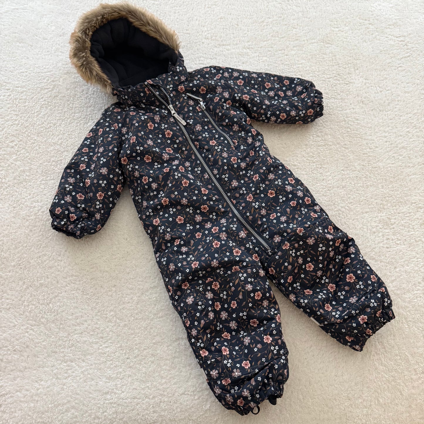 18m Preloved H&M Floral Snowsuit