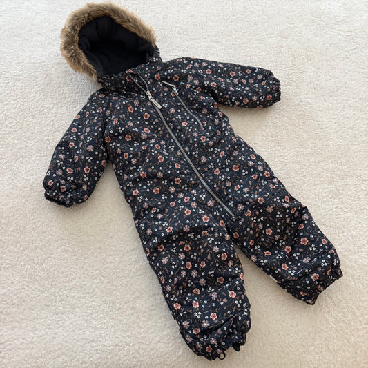 18m Preloved H&M Floral Snowsuit