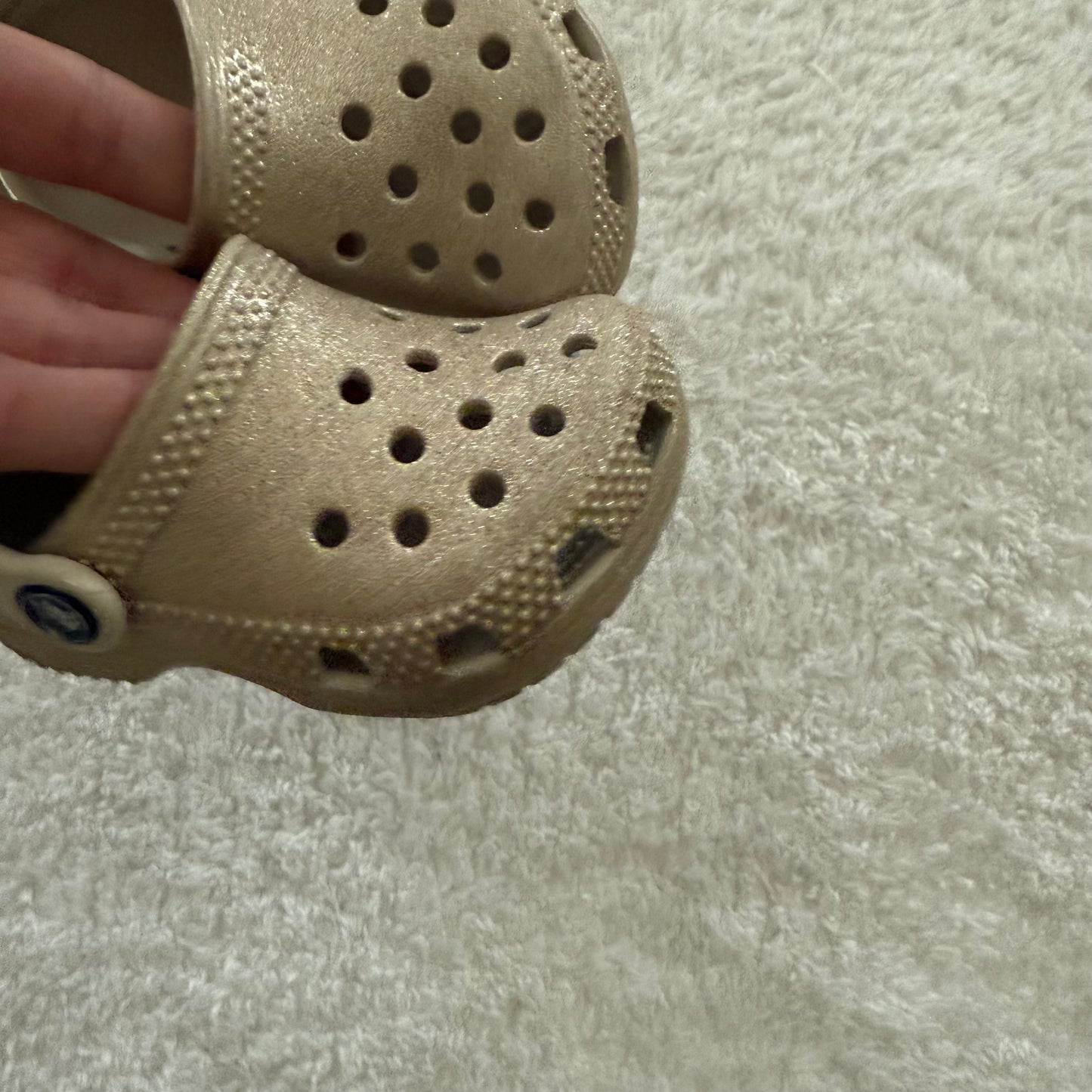 2/3c Preloved Sparkly Crocs As Is
