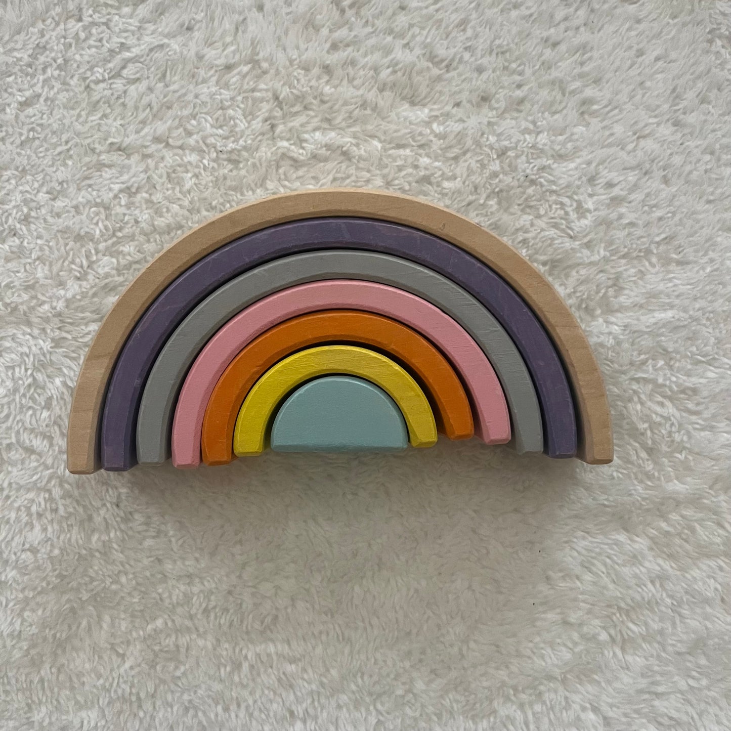 Mini Wooden Stacker Rainbow