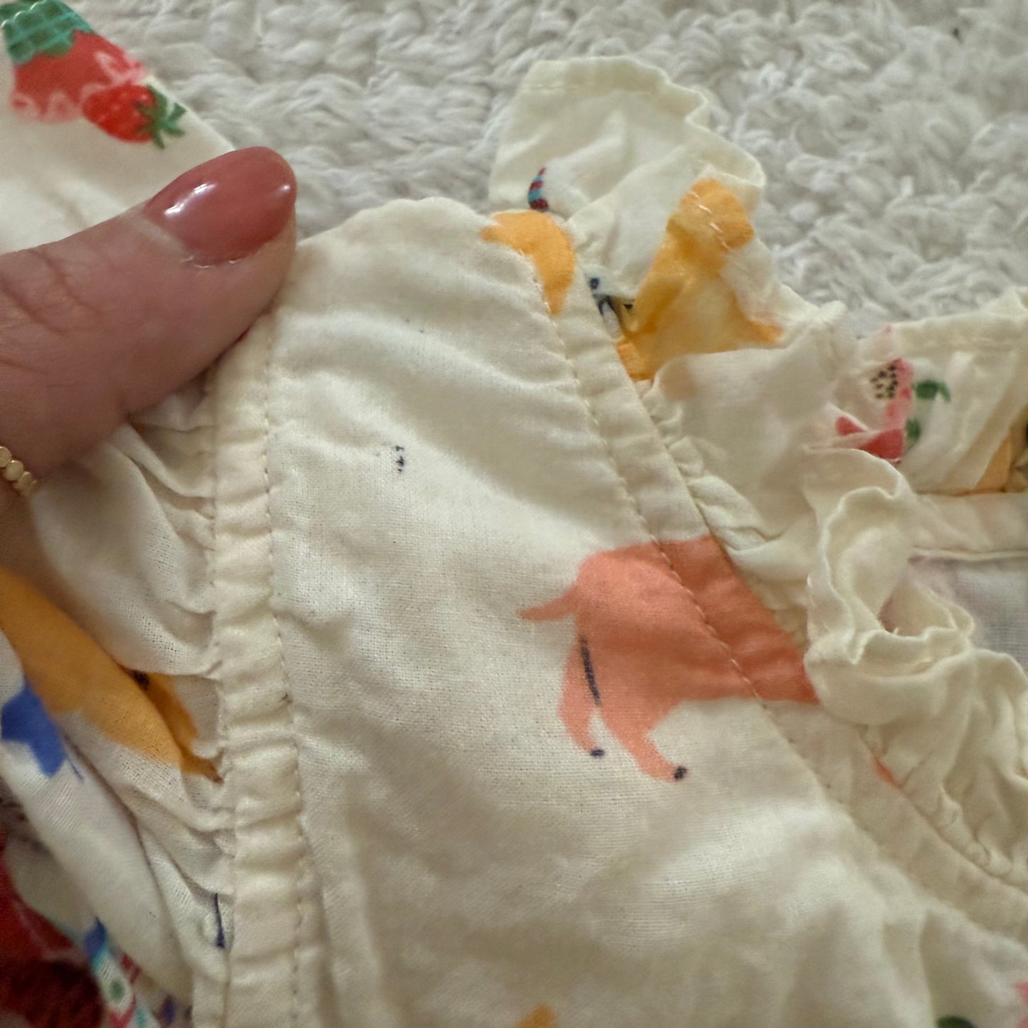 5t Preloved Pink Chicken Party Dress As Is