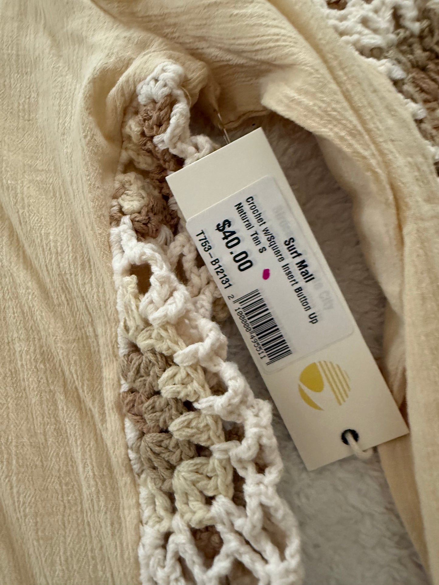 Women’s Small Crochet Top NWT