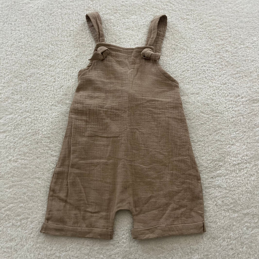 3/4 Cotton Muslin Romper NWT