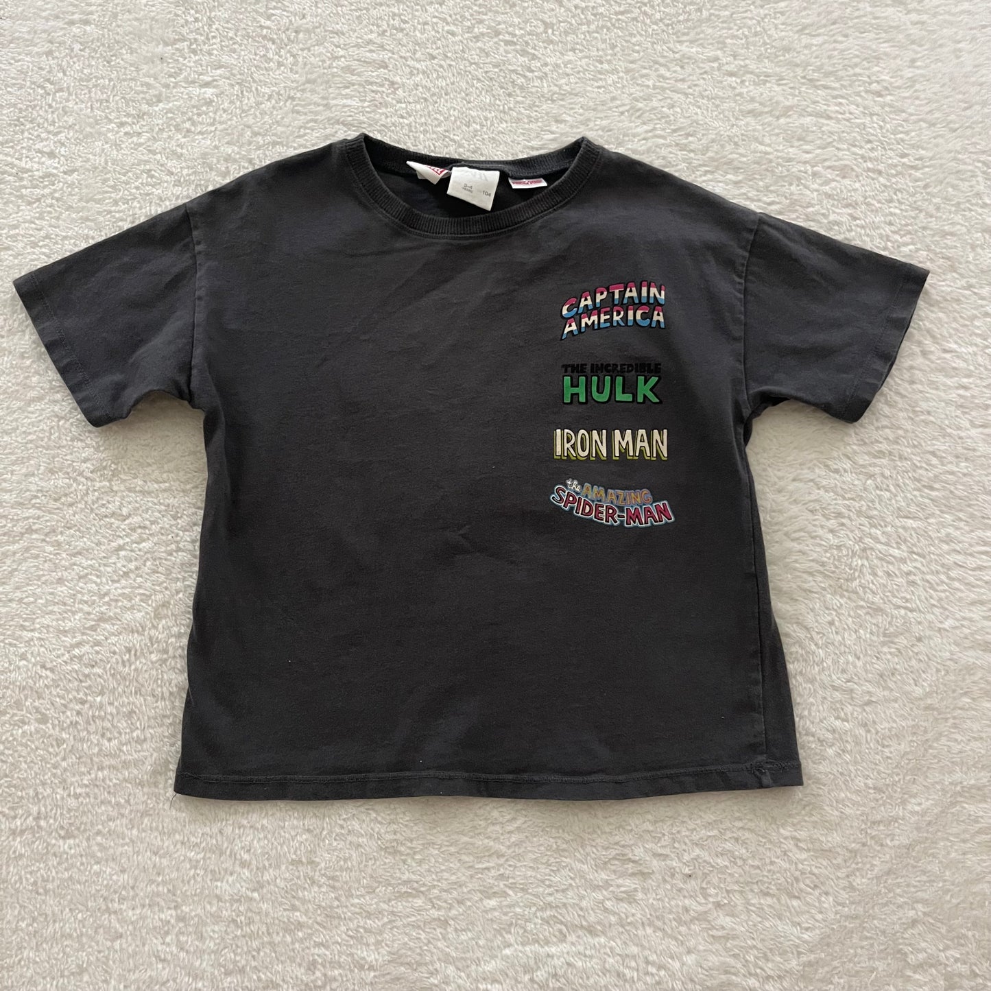3/4 Zara Marvel Tee