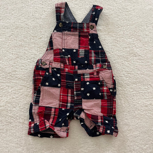 2t Patriotic Patchwork Romper