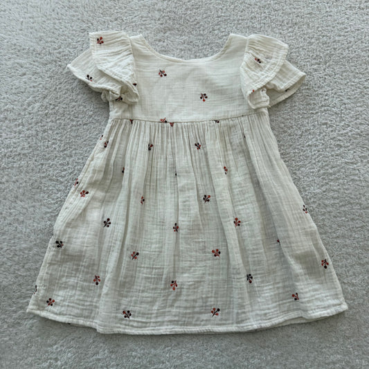 3t Preloved Embroidered Dress As Is