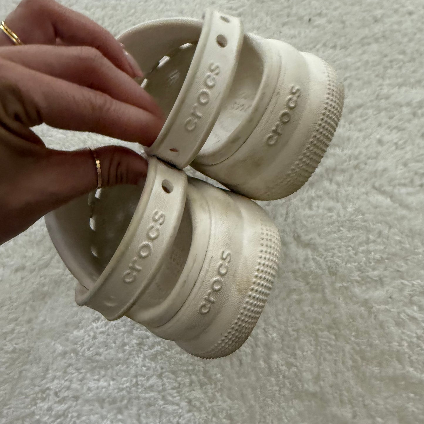 12c Preloved Platform Crocs AS IS