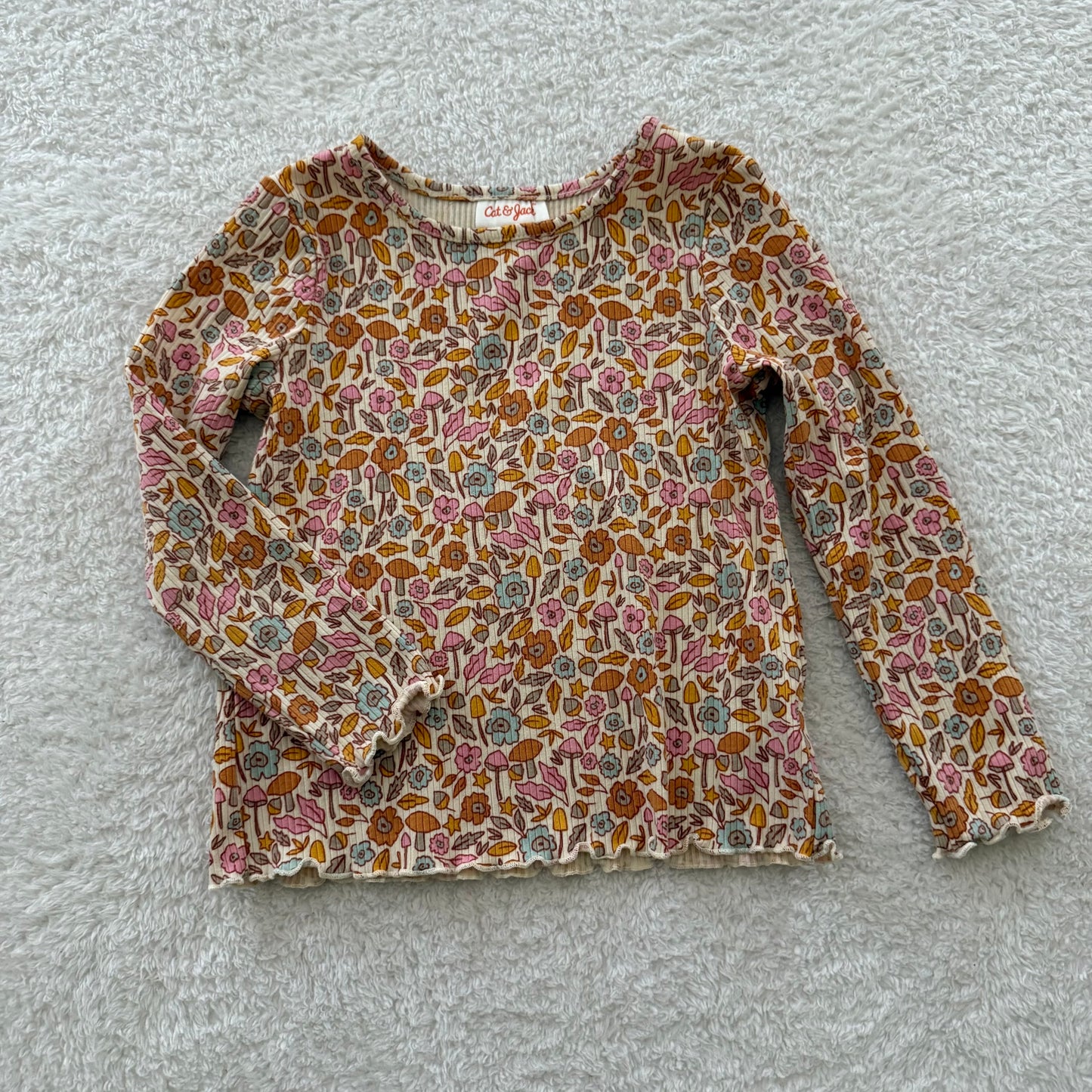 4t Preloved Floral Top