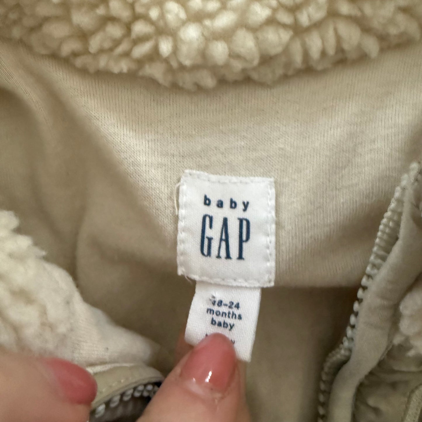 18-24m Preloved Sherpa Jacket